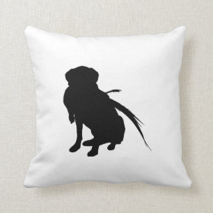 Jagd-Labrador-Retriever-Silhouette-Liebe-Hunde Kissen