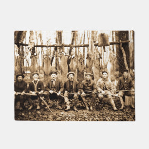 Jagd-Lager-tiefer Holz-Michigan-Jagd-Verein Vintag Fußmatte