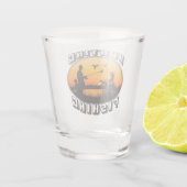 Jagd Leben Schnapsglas (Rückseite)