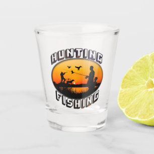 Jagd Leben Schnapsglas