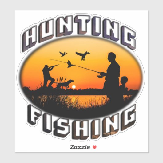 Jagd - Logo Aufkleber (Blatt)