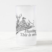 Jagd Mattglas Bierglas (Mittel)