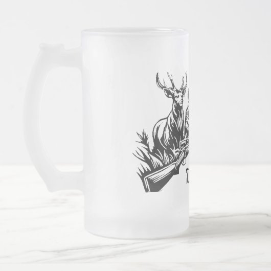 Jagd Mattglas Bierglas (Links)