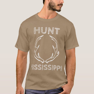 Jagd Mississippi-Hirsch-Jagd-Ausrüstung für Jagdli T-Shirt