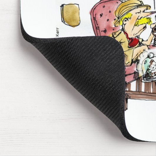 Jagd mit Automatikwerken Funny Gifts & T-Shirts Mousepad (Ecke)