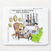 Jagd mit Automatikwerken Funny Gifts & T-Shirts Mousepad (Vorne)