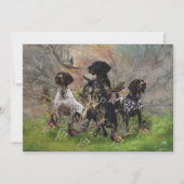 Jagd mit dem APS Einladung (Vorderseite)