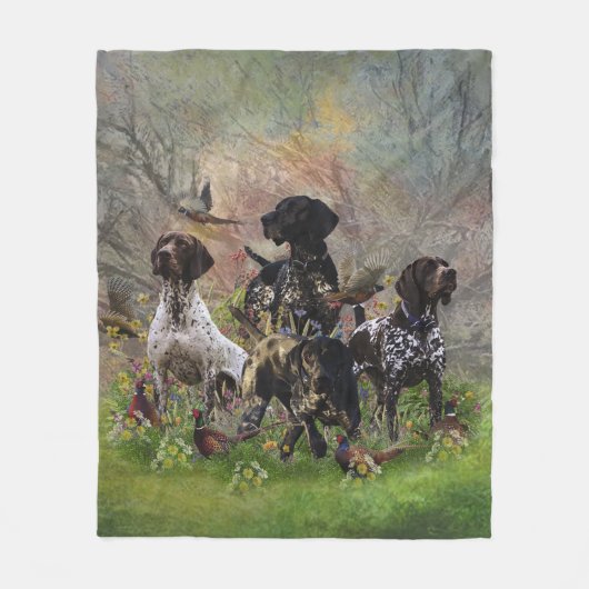 Jagd mit dem APS Fleecedecke (Vorderseite)