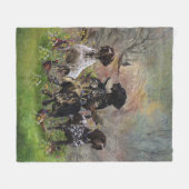 Jagd mit dem APS Fleecedecke (Vorderseite (Horizontal))