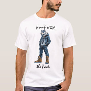 Jagd mit dem Pack Wolf Krieger-T - Shirt