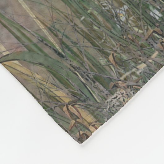 Jagd mit Epagneul Breton Fleecedecke (Ecke)