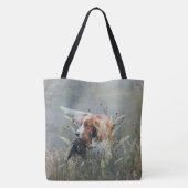 Jagd mit Epagneul Breton Tasche (Rückseite)
