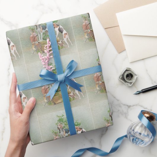 Jagd mit Hunden Geschenkpapier (Schenken)