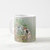 Jagd mit Hunden Kaffeetasse (Vorderseite Links)