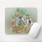 Jagd mit Hunden Mousepad (Mit Mouse)