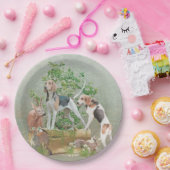 Jagd mit Hunden Pappteller (Party)