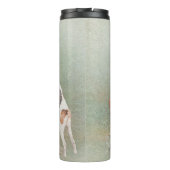 Jagd mit Hunden Thermosbecher (Rückseite)