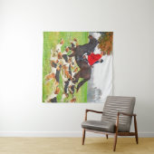 Jagd mit Hunden Wandteppich (Beispiel (Horizontal))