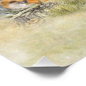 Jagd mit Jagdterern , Kunst Poster (Ecke)