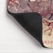 Jagd mit Netzen Mousepad (Ecke)