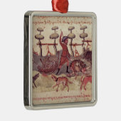 Jagd mit Netzen Ornament Aus Metall (Rechts)