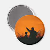 Jagd mit Vater Magnet (Vorderseite/Rückseite)