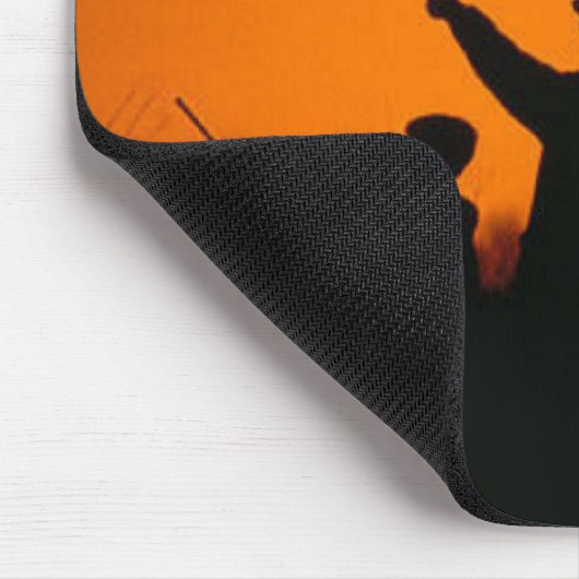 Jagd mit Vater Mousepad (Ecke)