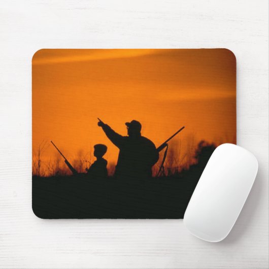 Jagd mit Vater Mousepad (Mit Mouse)