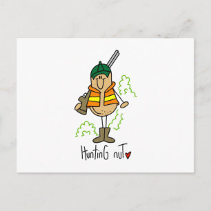 Jagd-Nuss-T-Shirts und Geschenke Postkarte