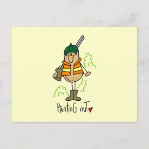 Jagd-Nuss-T-Shirts und Geschenke Postkarte