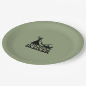 Jagd Pappteller (Schrägansicht)