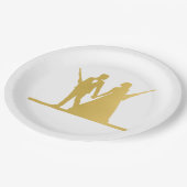 Jagd Pappteller (Schrägansicht)