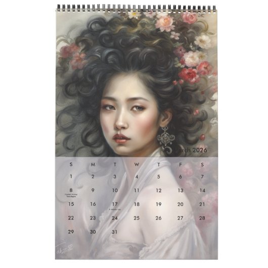 Jagd Portraits von Ivy and Bat Art Calendar Kalender (Mär 2026)