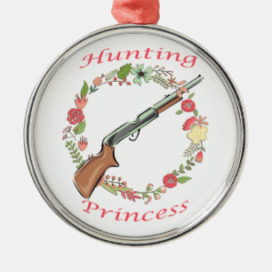 Jagd-Prinzessin Ornament Aus Metall