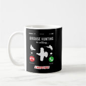 Jagd Ruffed Grouse Vogel- lustige Telefongespräche Kaffeetasse (Links)