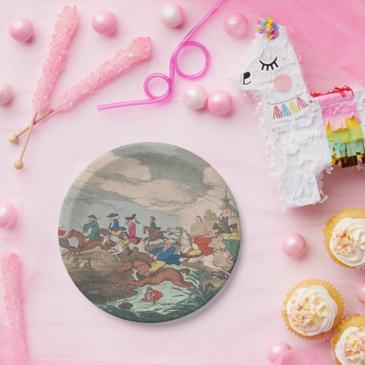 Jagd - Rundpapier-Teller Pappteller (Party)