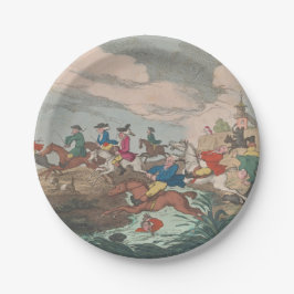 Jagd - Rundpapier-Teller Pappteller