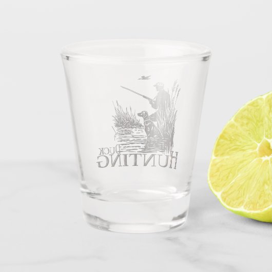 Jagd Schnapsglas (Rückseite)