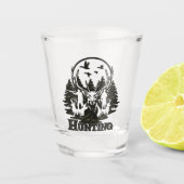 Jagd Schnapsglas (Vorderseite)