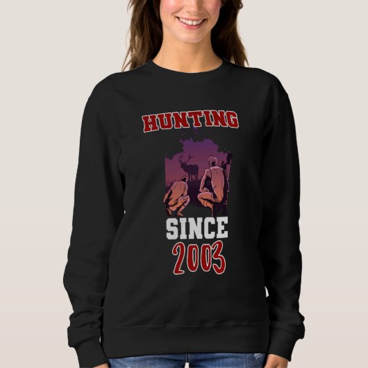 Jagd seit 2003 sweatshirt (Vorderseite)