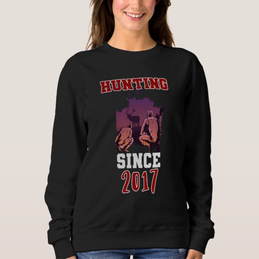 Jagd seit 2017 sweatshirt (Vorderseite)