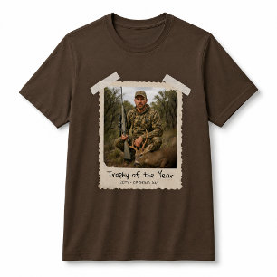 Jagd-Sonderfoto-Shirt, Retro-Foto Jäger  T-Shirt
