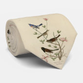 Jagd, Sparrow, Junco, (Finches) Audubons Vögel Krawatte (Gerollt)