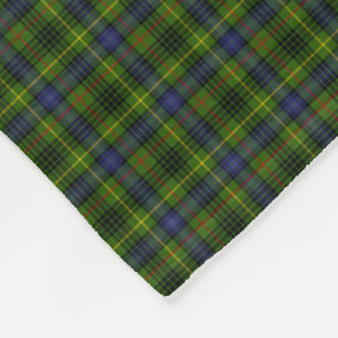 Jagd-Stewart-Tartan Fleecedecke
