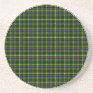 Jagd-Stewart-Tartan Sandstein Untersetzer