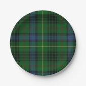Jagd Stuart Scottish Tartan Pappteller (Vorderseite)