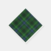 Jagd Stuart Scottish Tartan Serviette (Ecke)