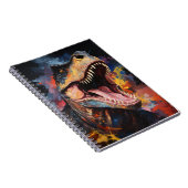 Jagd T-rex Prähistorische Tier Favorit Dinosaurier Notizblock (Rechte Seite)