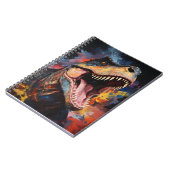 Jagd T-rex Prähistorische Tier Favorit Dinosaurier Notizblock (Linke Seite)