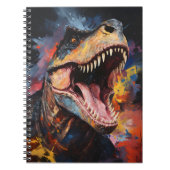 Jagd T-rex Prähistorische Tier Favorit Dinosaurier Notizblock (Vorderseite)